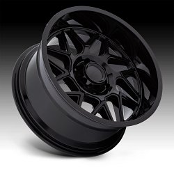 Moto Metal MO812BX Turbine Gloss Black Custom Truck Wheels 2